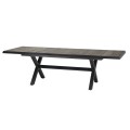 Siena Garden Sincro – stół rozkładany 200/260 × 100 cm, aluminium / ceramika, antracyt / szary