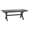 Siena Garden Sincro – stół rozkładany 200/260 × 100 cm, aluminium / ceramika, antracyt / szary