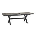 Siena Garden Sincro – stół rozkładany 200/260 × 100 cm, aluminium / ceramika, antracyt / szary