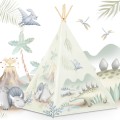 Namiot tipi dla dzieci “Nukido – dinozaury