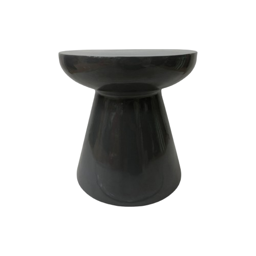 Stolik kawowy VEI MGO szary Ø40 cm – nowoczesny stolik dekoracyjny wnętrz i strefy outdoor