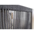 Zestaw wypoczynkowy Sora – nowoczesne meble ogrodowe ze sznurkiem i aluminiową ramą w imitacji drewna