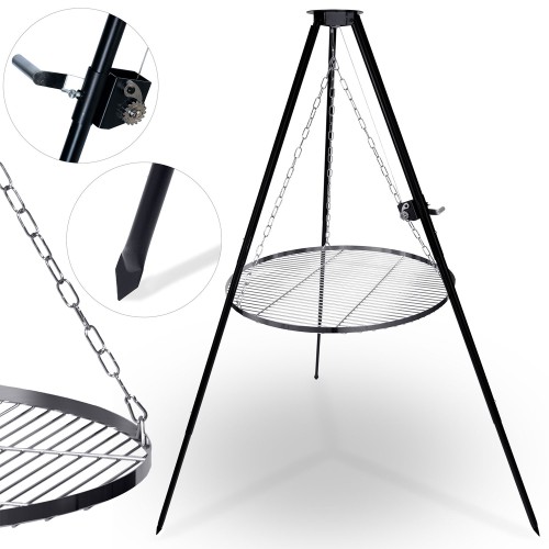 Ruszt na ognisko trójnóg 80 cm Berdsen BD-884