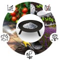 Palenisko ogrodowe 80 cm Berdsen BD-882 – duża stalowa misa ogniskowa do ogrodu