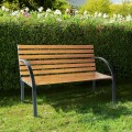 Ławka ogrodowa parkowa 122 cm klasyczna ławka do ogrodu i na taras