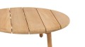 4Seasons Ceylon Stolik Kawowy Teak Natural Ø75cm – drewniany stolik ogrodowy z drewna tekowego