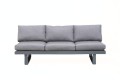 CLEMENTO Fargo Diningbank Aluminium Olefin – nowoczesna sofa ogrodowa, leżanka, leżak 210 cm