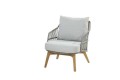 4Seasons Outdoor Sempre Living Sessel Teak Silver Grey – fotel lounge ogrodowy z poduszkami