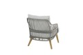 4Seasons Outdoor Sempre Living Sessel Teak Silver Grey – fotel lounge ogrodowy z poduszkami