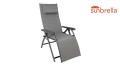 CLEMENTO Relaxsessel Sonnenliege Sunbrella/Aluminium – luksusowa leżanka ogrodowa z regulowanym oparciem