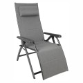 CLEMENTO Relaxsessel Sonnenliege Sunbrella/Aluminium – luksusowa leżanka ogrodowa z regulowanym oparciem