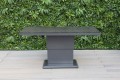 CLEMENTO Lifttisch 150x90 cm stół ogrodowy regulowany aluminium i szklany blat Spraystone Anthrazit
