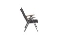 KETTLER Basic Plus Padded Multipositionssessel fotel ogrodowy regulowany aluminium i tekstylina