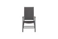 KETTLER Basic Plus Padded Multipositionssessel fotel ogrodowy regulowany aluminium i tekstylina