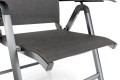 KETTLER Basic Plus Padded Multipositionssessel fotel ogrodowy regulowany aluminium i tekstylina