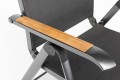 KETTLER Basic Plus Padded Multipositionssessel fotel ogrodowy regulowany aluminium i tekstylina