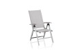 Kettler Basic Plus Relaxsessel Aluminium/Outdoorgewebe – regulowany fotel ogrodowy aluminiowy szary