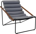 Lesli Living Miami Relax Chair  Fotel Relaksacyjny Ogrodowy z Poduszką Olefin Szaro-Antracytowy