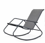 Fotel bujany ogrodowy Santa Fe grafit – stal malowana proszkowo, tekstylina 530 g