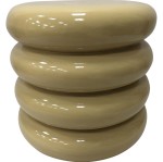 Stolik pomocniczy Lesli Living Talum Ø40 × 40,5 cm – beżowy, MGO