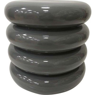 Stolik pomocniczy Lesli Living Talum Ø40 × 40,5 cm – szary, MGO
