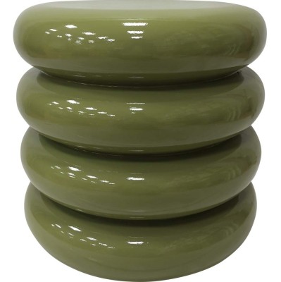 Stolik pomocniczy Lesli Living Talum Ø40 × 40,5 cm – zielony, MGO