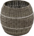 Puf ogrodowy Lesli Living Laos Ø46 × 40 cm – technorattan, beż