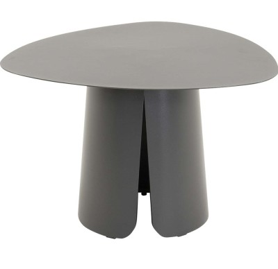 Stolik pomocniczy Lesli Living Luma 60×60×39cm – aluminiowy, antracyt
