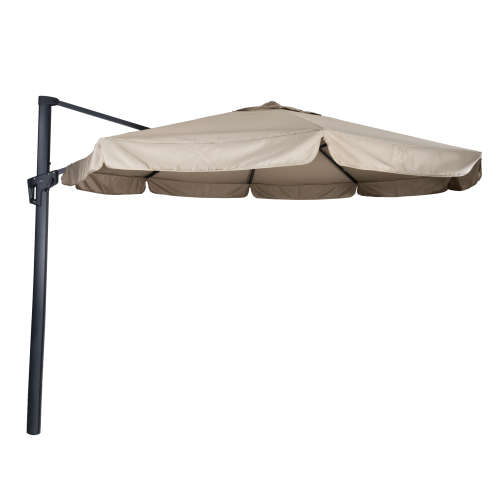 Parasol ogrodowy Lesli Living Virgo z podstawą ecru  Ø 3,5 m