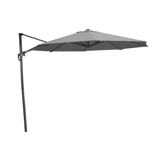 Parasol ogrodowy Lesli Living Virgo z podstawą szary Ø 3,5 m