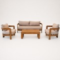 Loungeset Mylo beige – nowoczesny zestaw wypoczynkowy ogrodowy w naturalnym styl