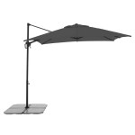 OUTLIV. Edition Parasol ogrodowy wysięgnikowy 245x245cm Antracytowy