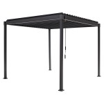 Pergola ogrodowa Mirador Solid 80 3x3 m antracyt