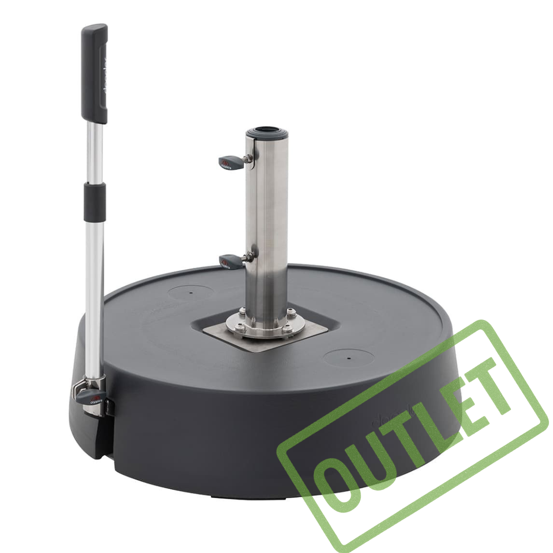 Podstawa parasola na rolkach Doppler Easy Move Switch 45 kg z funkcją podnoszenia Antracyt